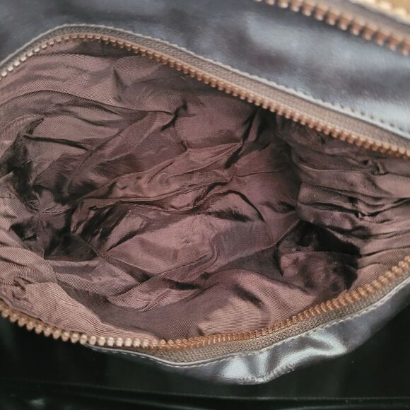 Celine Macadam Vintage Boston Bag Handbag Duffle Large Retro Brown - Picture 9 of 15